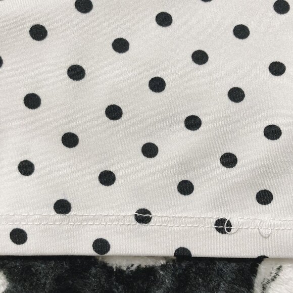 CLIENTELE Plus-size black and white polka dot sleeveless shirt ~ XL XXL tank top - Picture 12 of 13